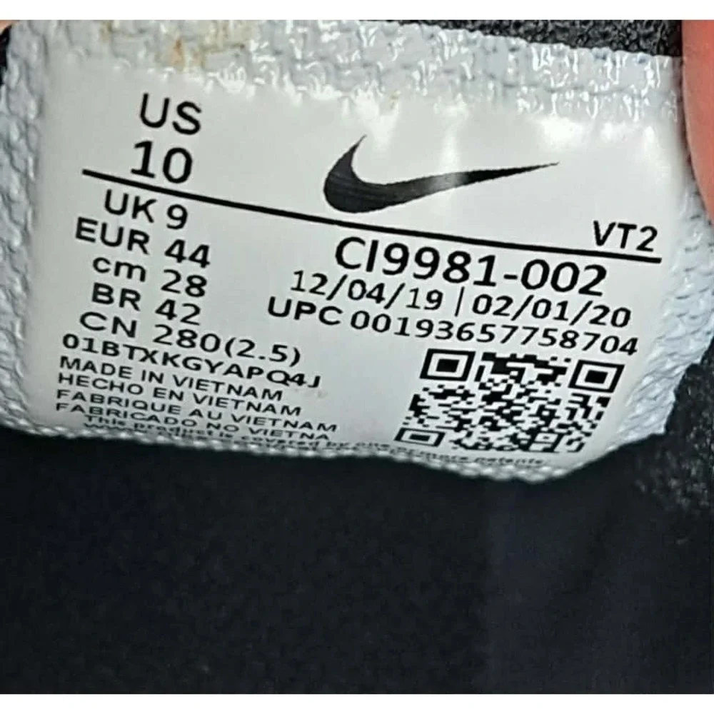 Nike Downshifter 10 Mens 10 Black‎ Iron Grey CI9981-002 Athletic Running Sneaker